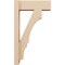Ekena Millwork 6-in W x 16-in D x 28-in H Balboa Block Rough Cedar Woodgrain TimberThane Outlooker, Primed Tan OUTUR060X16X28BOA44RCPR - alternate 5